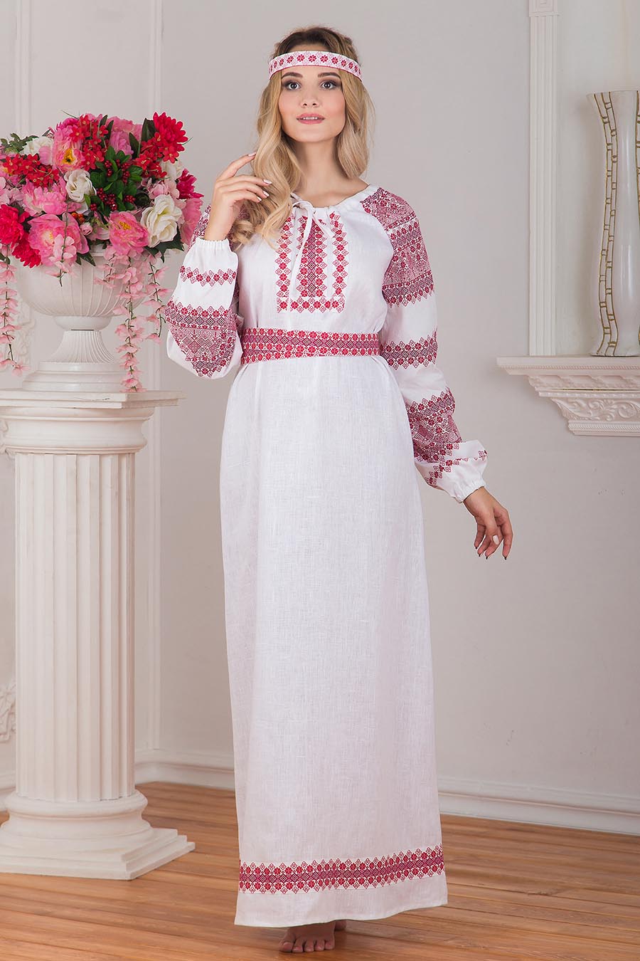 A playful frame from Women in Slavic costumes — online in Sukkur